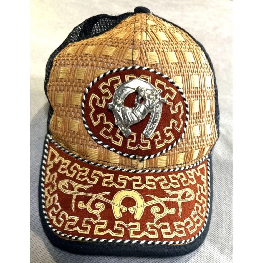 Unbranded Men's Brown and Black Hat